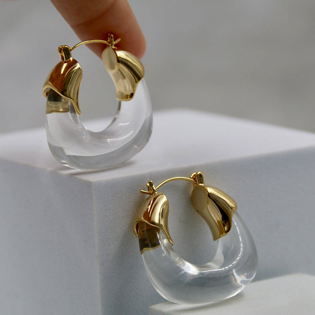 Aretes Transparentes ARE-T-H004