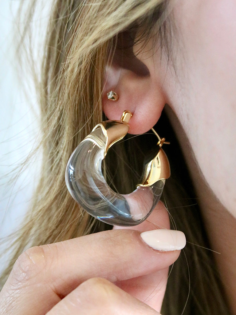 Aretes Transparentes ARE-T-H004