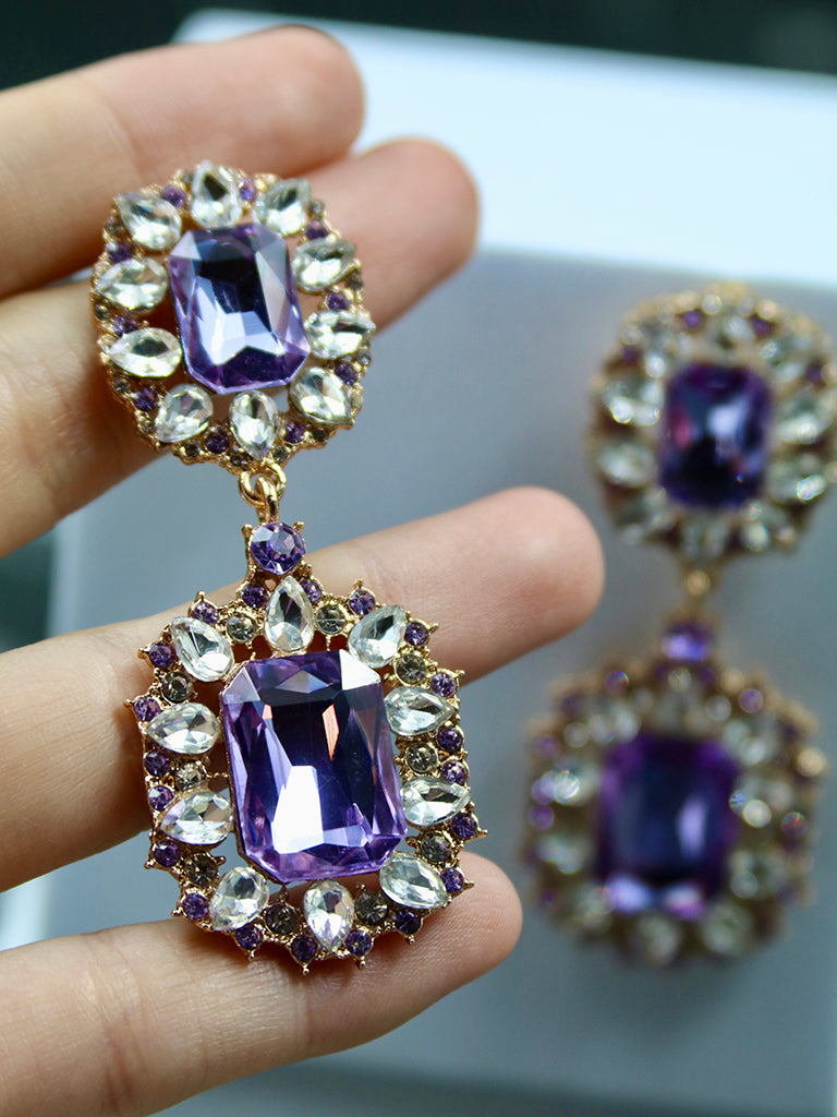 Aretes Violeta ARE-C-H026