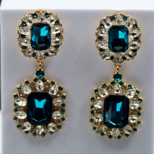 Aretes Azulino ARE-C-H017