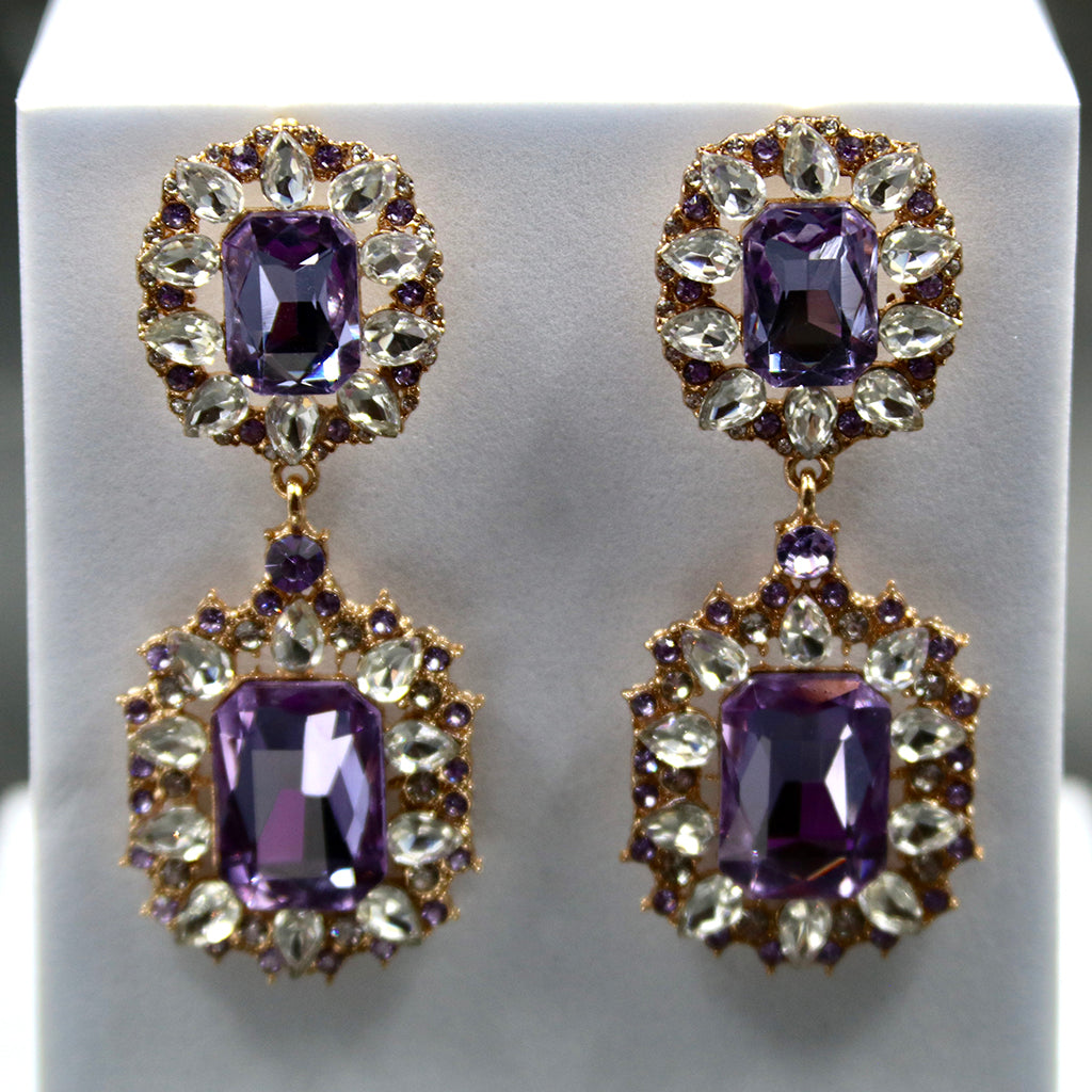 Aretes Violeta ARE-C-H026