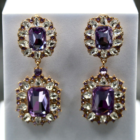 Aretes Violeta ARE-C-H026