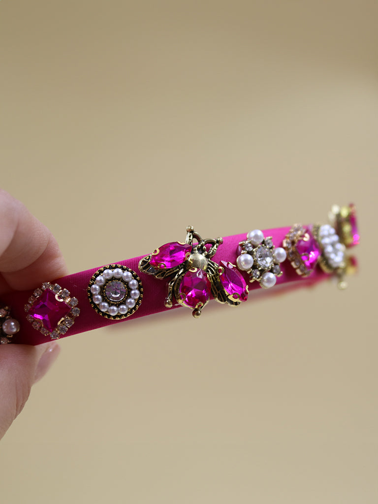 Diadema Abejita Fucsia DIA-C-H009