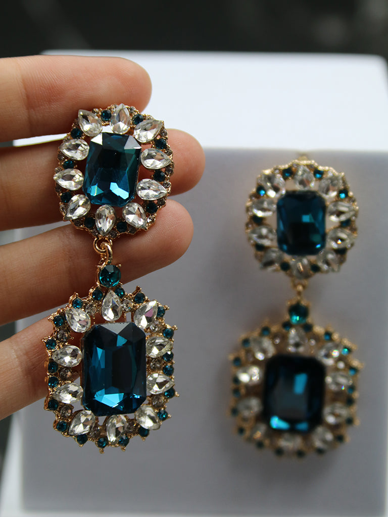 Aretes Azulino ARE-C-H017