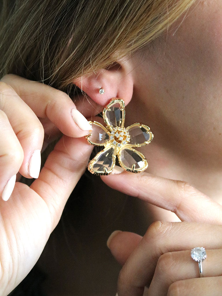 Aretes Fleur ARE-D-H008