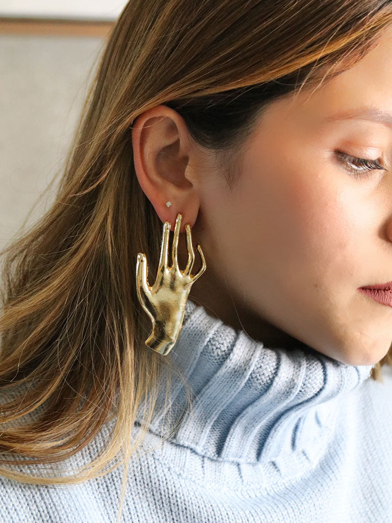 Aretes Mano ARE-D-H014