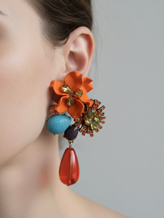 Aretes Orange ARE-C-H065